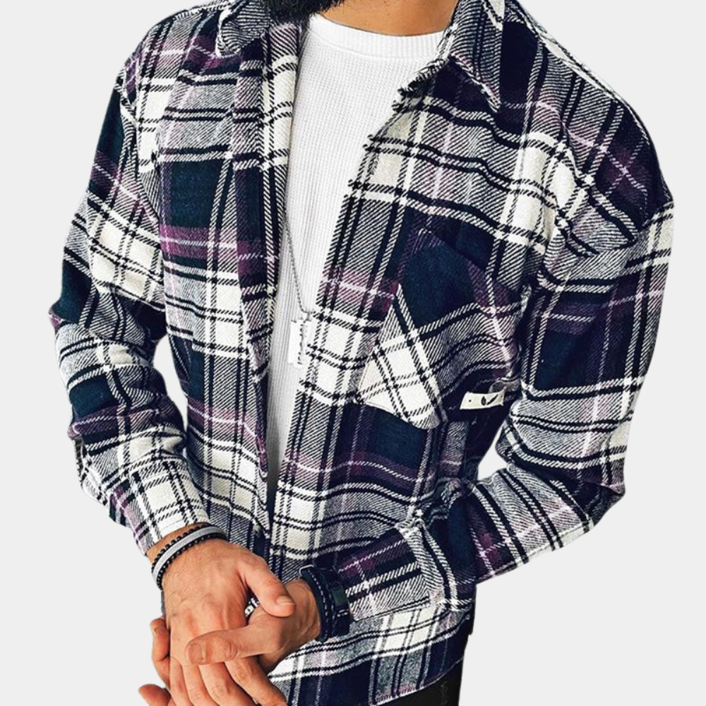 Comfortabel casual herenoverhemd