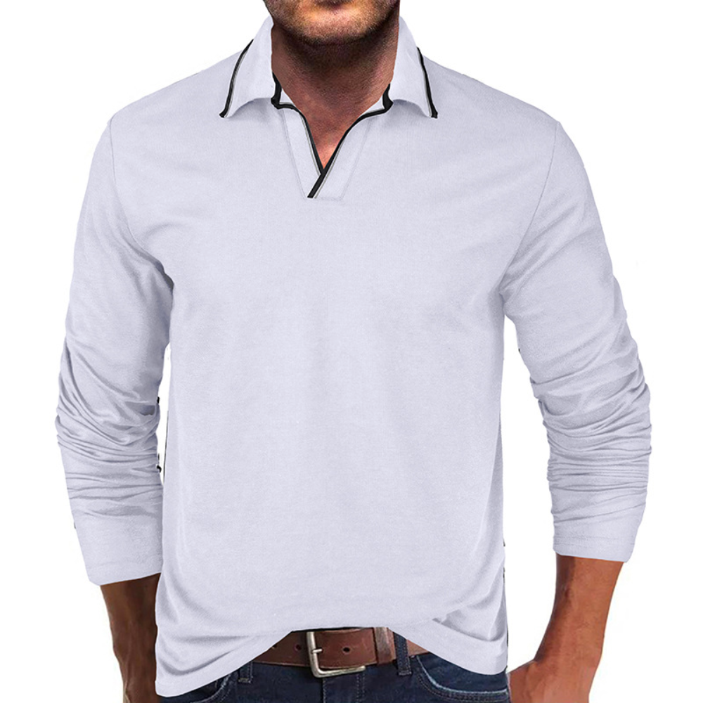 Cipactli - Comfortabel heren-T-shirt met V-hals