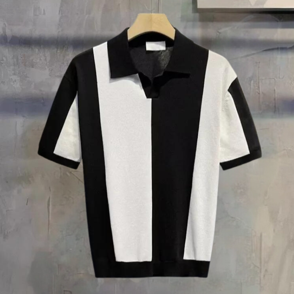 Andrei - Tijdloos Gebreid Poloshirt voor heren