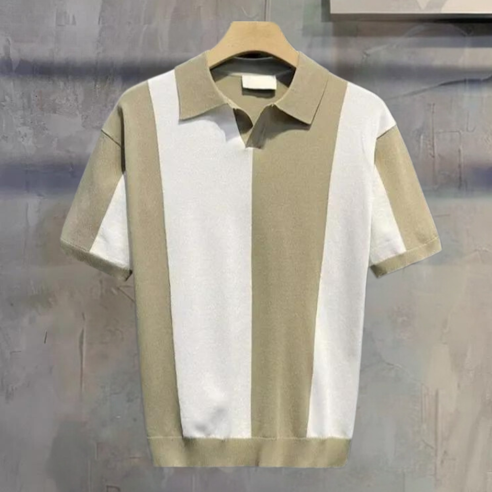 Andrei - Tijdloos Gebreid Poloshirt voor heren