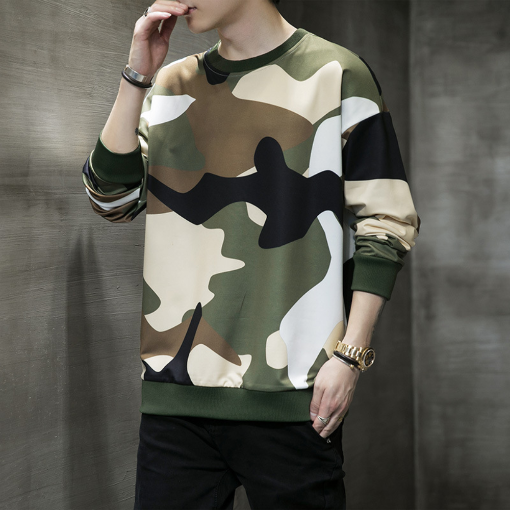 Beniamin - Functioneel en modieus Camo Sweatshirt