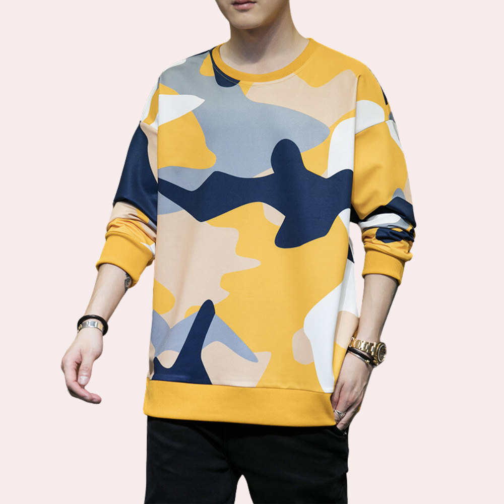 Beniamin - Functioneel en modieus Camo Sweatshirt