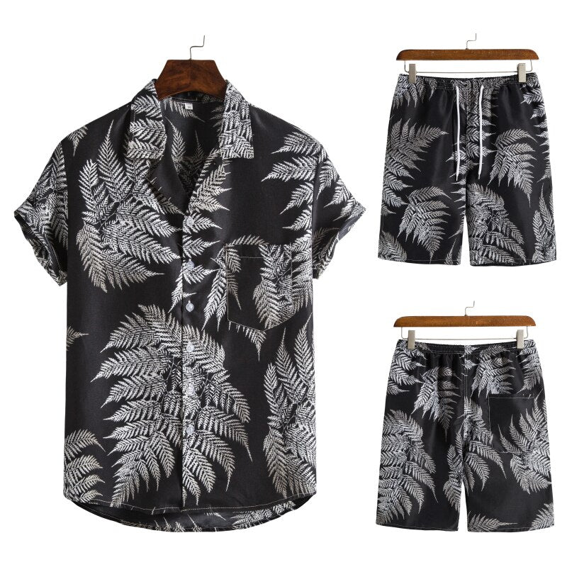 Hawaiiaans Print Zomerset voor Heren