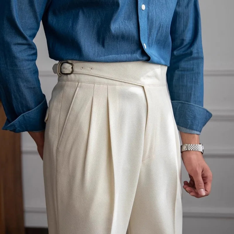 Italiaanse Stijl Pak Broek voor Mannen | Gino