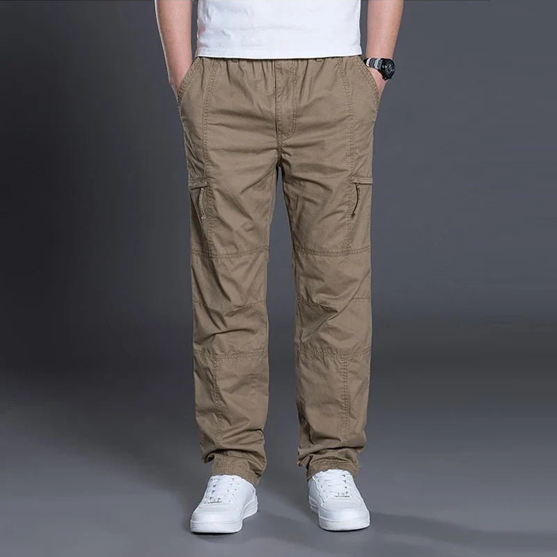 Casual katoenen broek voor heren | Aiden