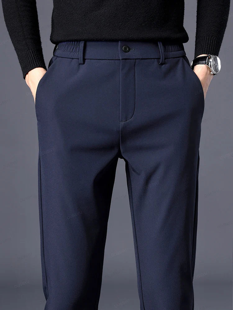 Natan | Winterstretch casual broek voor mannen