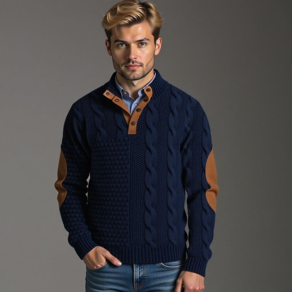 Klaus | Geweven Vintage Trui