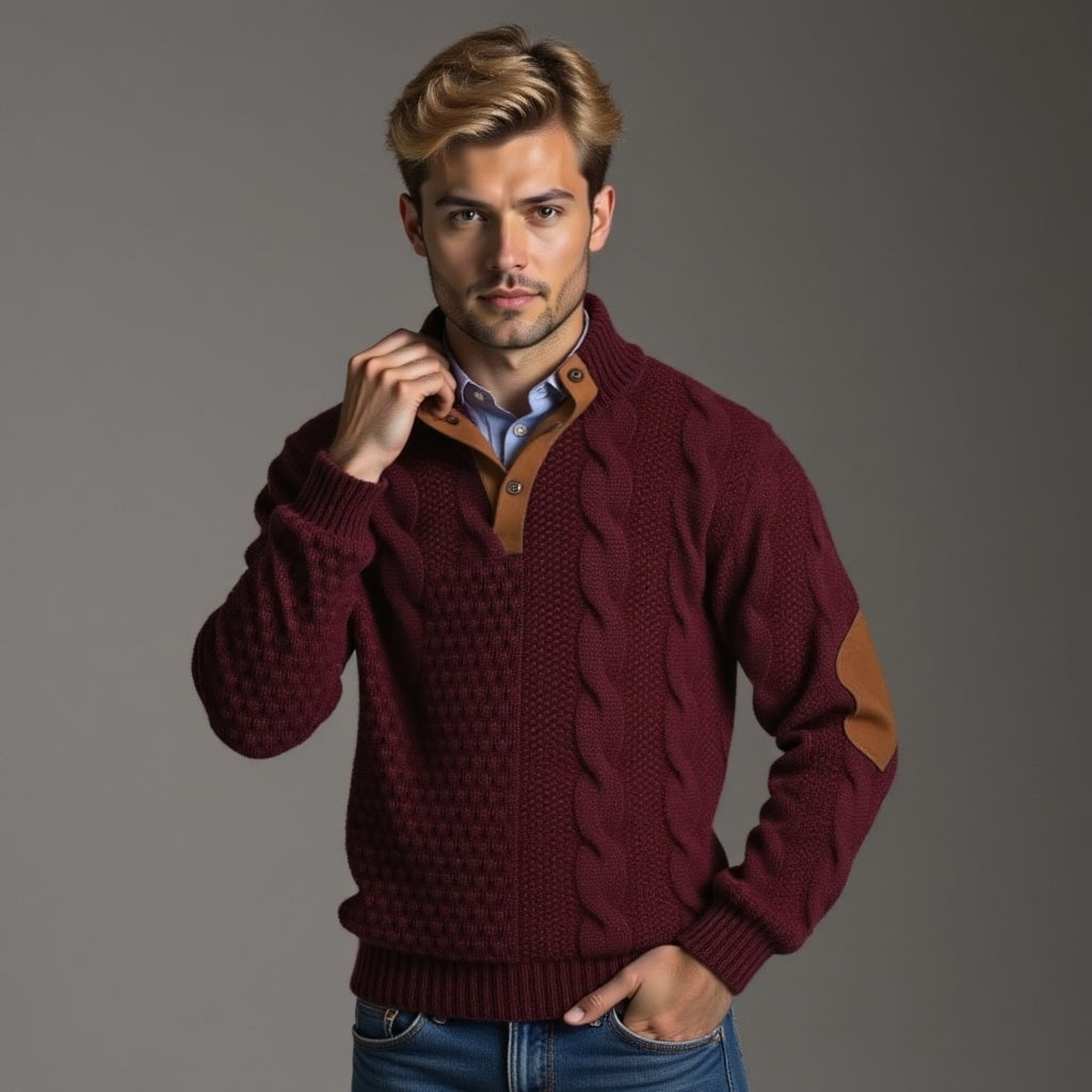 Klaus | Geweven Vintage Trui