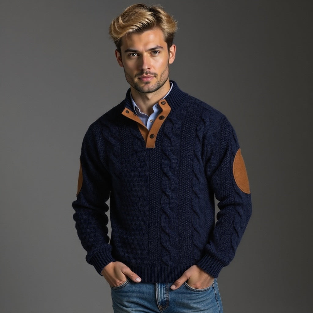 Klaus | Geweven Vintage Trui