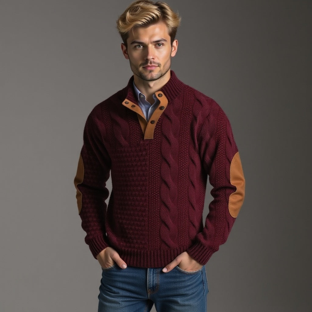 Klaus | Geweven Vintage Trui