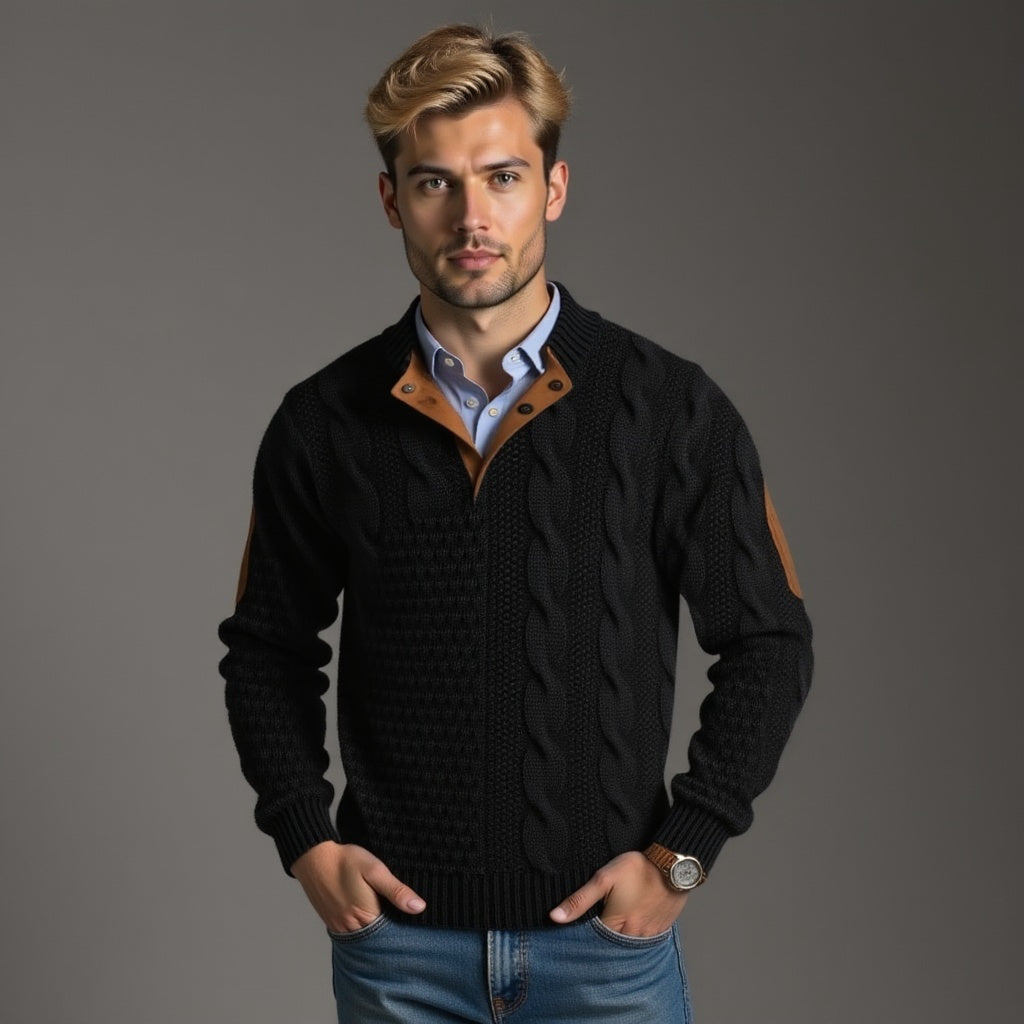 Klaus | Geweven Vintage Trui