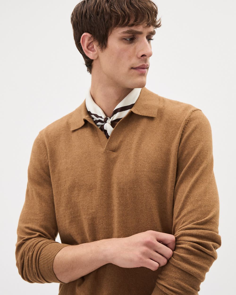 Koline | Polo katoenen trui met kraag