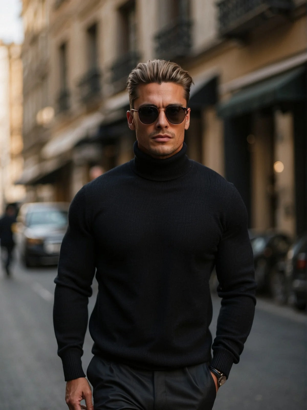RollRian | Luxe katoenen coltrui voor heren