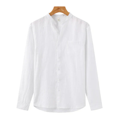 River Blouse - Linnen Blouse Voor Heren