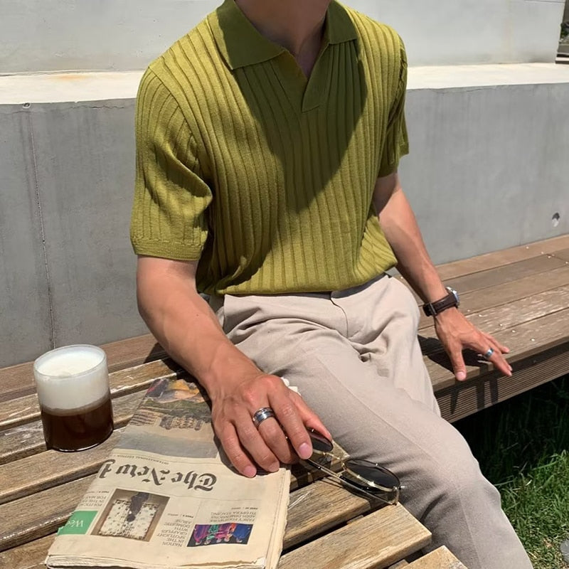 NIMA Effen Polo Overhemd