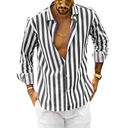 Soriano Blouse l Overhemd met strepen