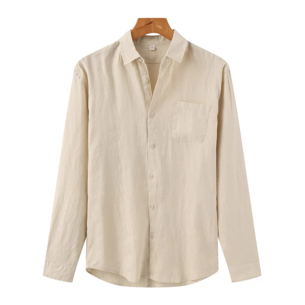 River Blouse - Linnen Blouse Voor Heren