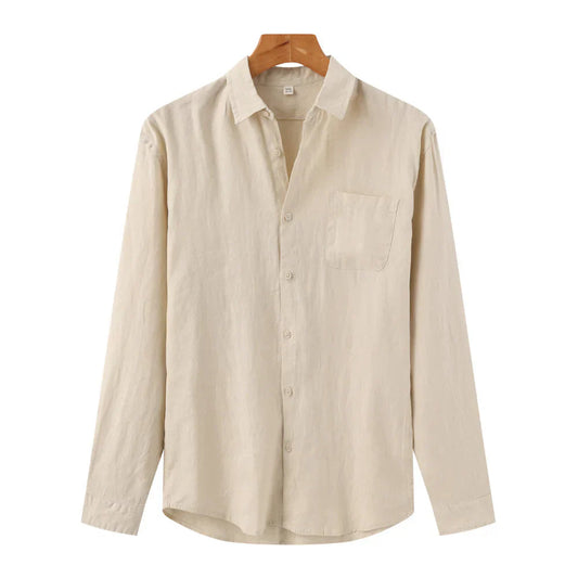 River Blouse - Linnen Blouse Voor Heren