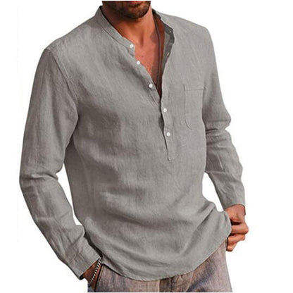 NIMA Slim Linnen Comfort Overhemd