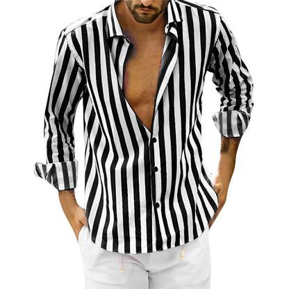 Soriano Blouse l Overhemd met strepen