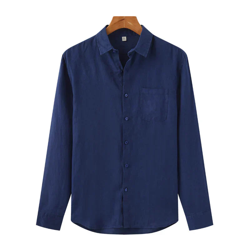 River Blouse - Linnen Blouse Voor Heren