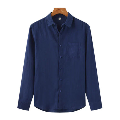 River Blouse - Linnen Blouse Voor Heren