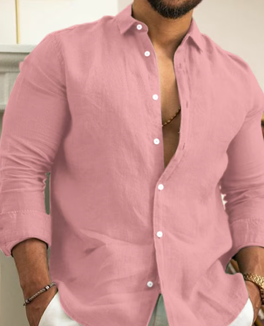 NIMA Linnen Elegantie Overhemd