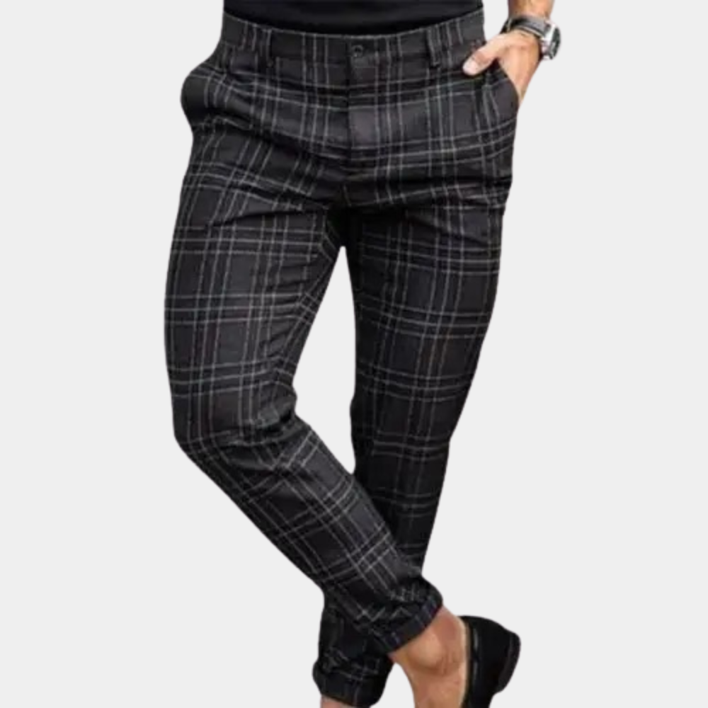 LOREX - Geruite Heren Pantalon