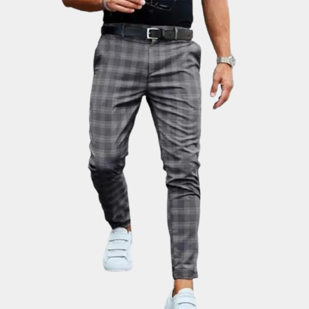 LOREX - Geruite Heren Pantalon