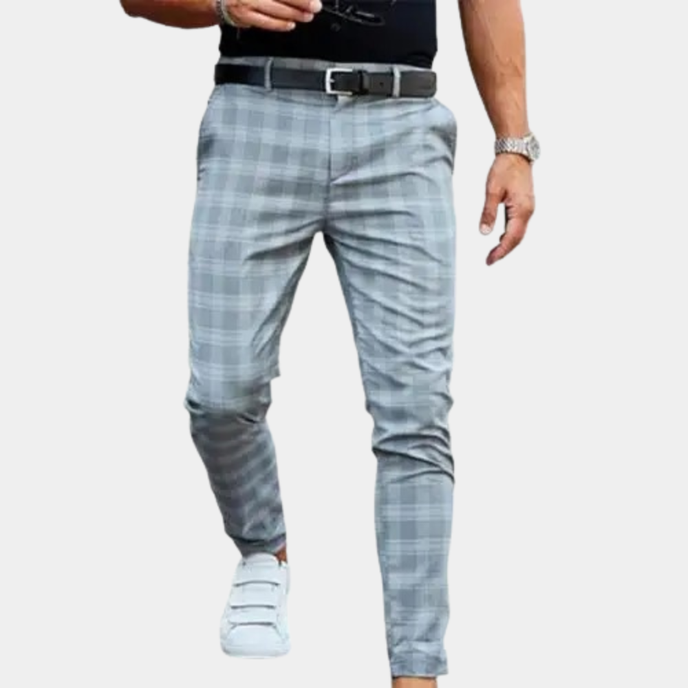 LOREX - Geruite Heren Pantalon
