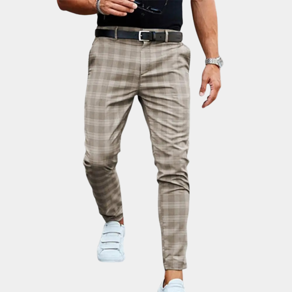 LOREX - Geruite Heren Pantalon