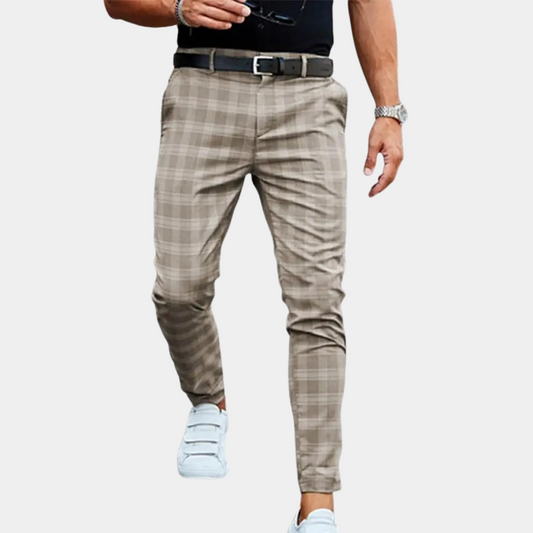 LOREX - Geruite Heren Pantalon