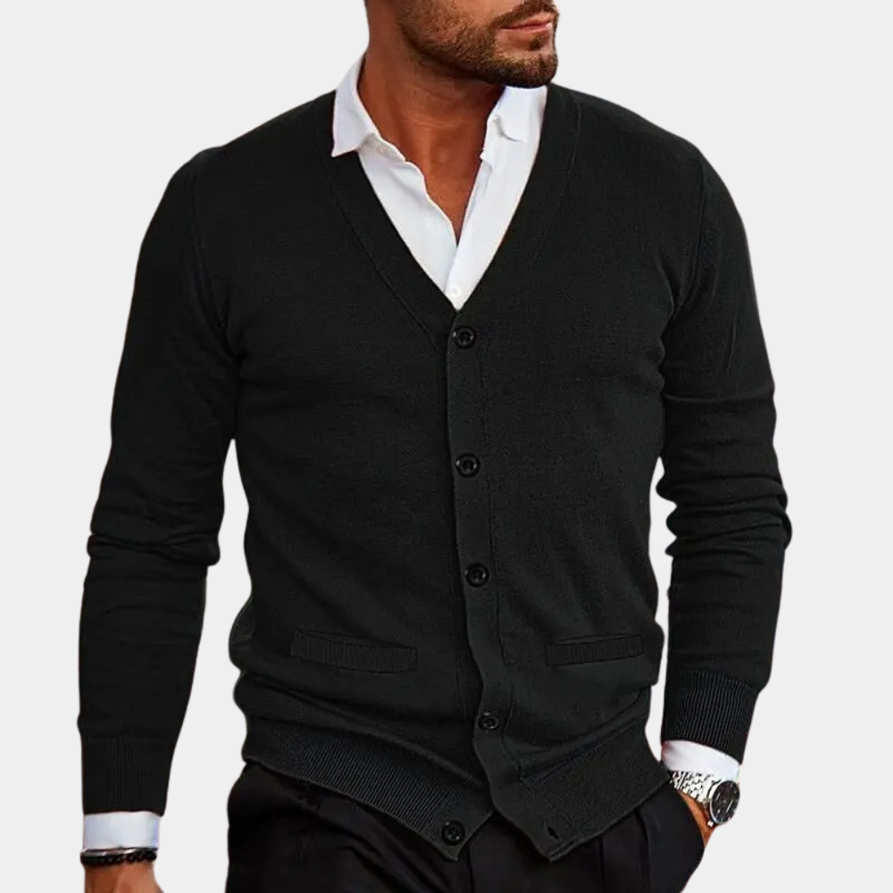 HANLY - Luxe heren vest met knopen