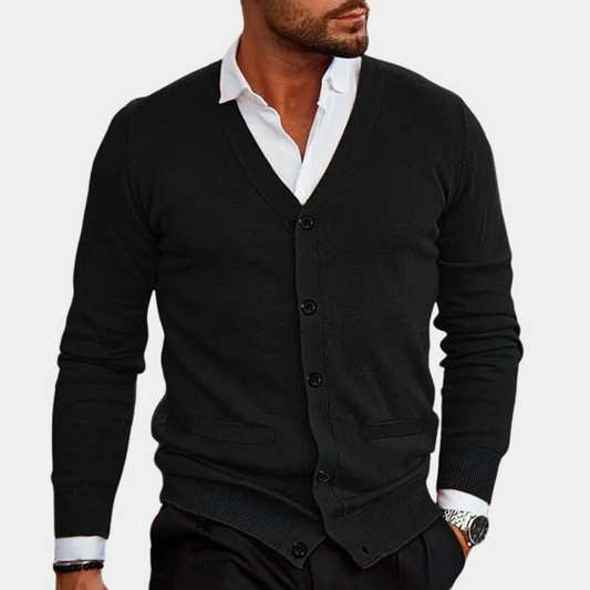HANLY - Luxe heren vest met knopen