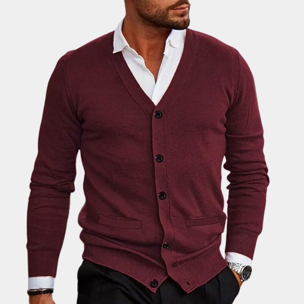HANLY - Luxe heren vest met knopen