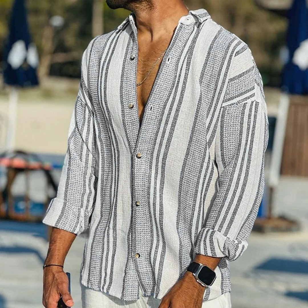 Adrian - Heren kustbries shirt