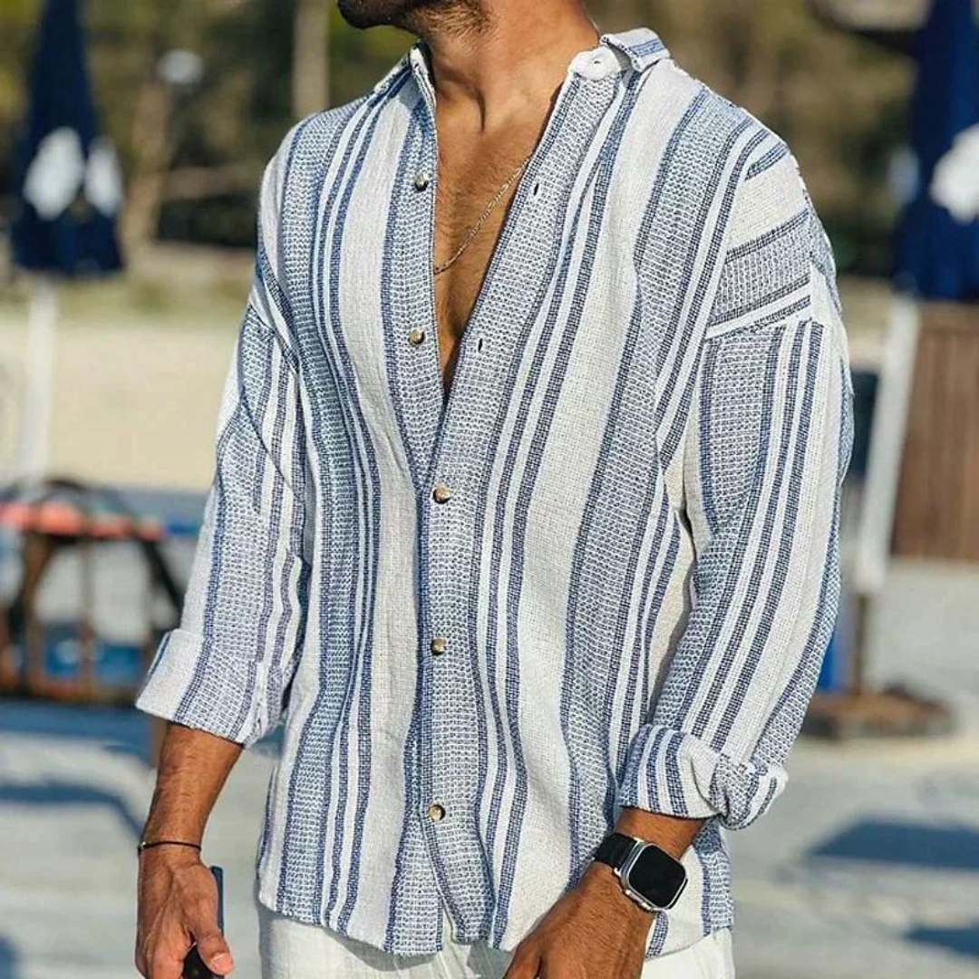 Adrian - Heren kustbries shirt