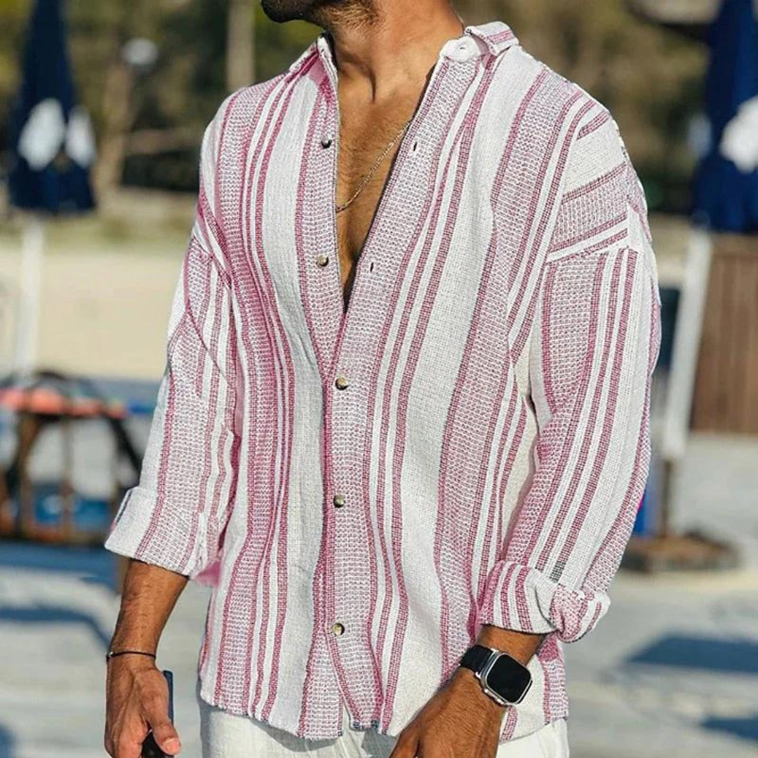 Adrian - Heren kustbries shirt