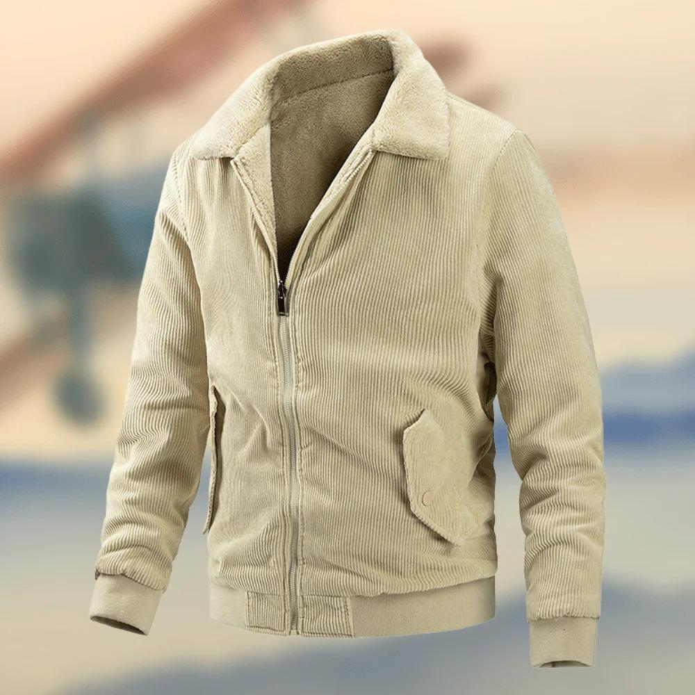 Luca | Comfortabele corduroy herenjas