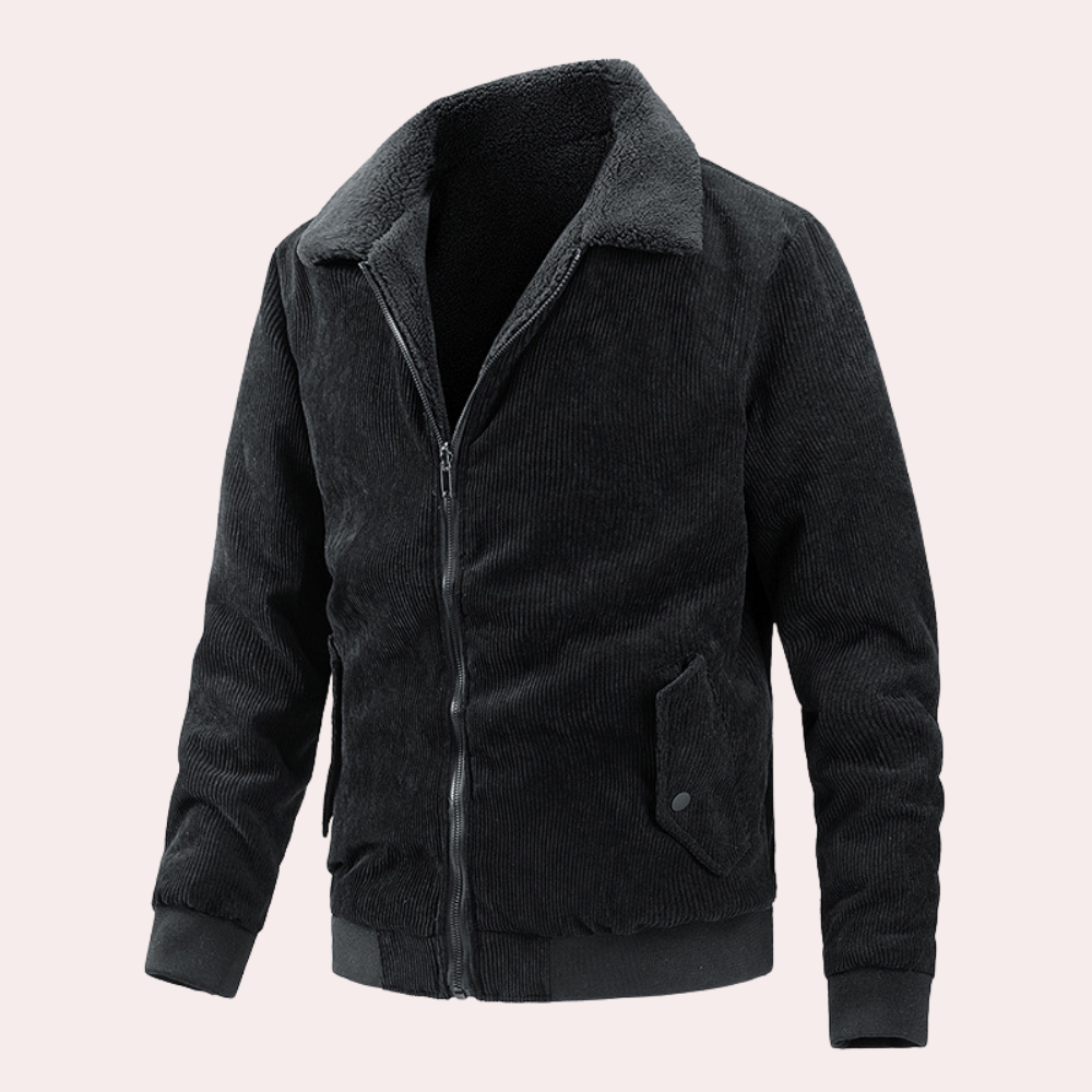 Luca | Comfortabele corduroy herenjas