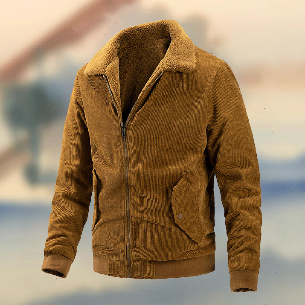 Luca | Comfortabele corduroy herenjas