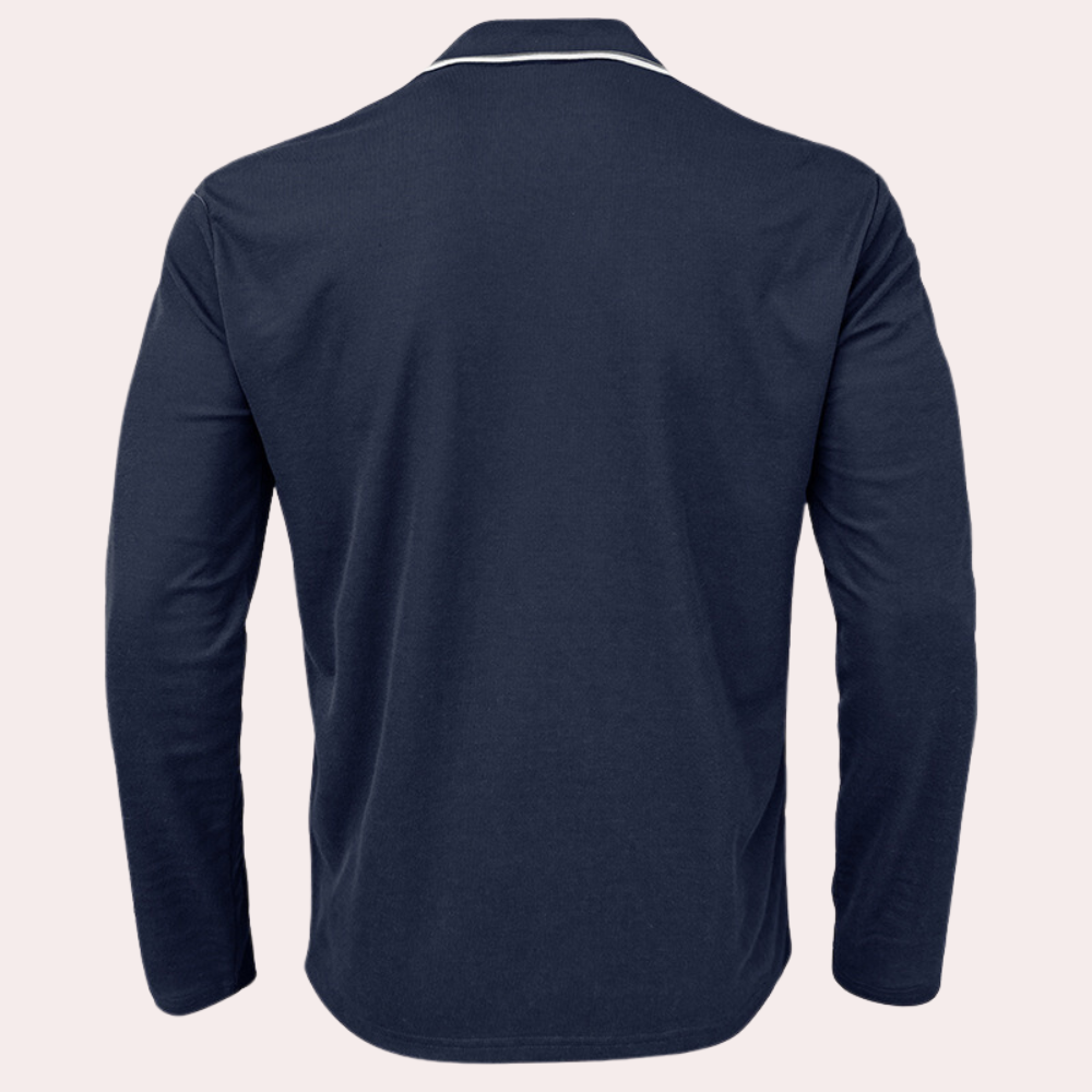 Cipactli - Comfortabel heren-T-shirt met V-hals