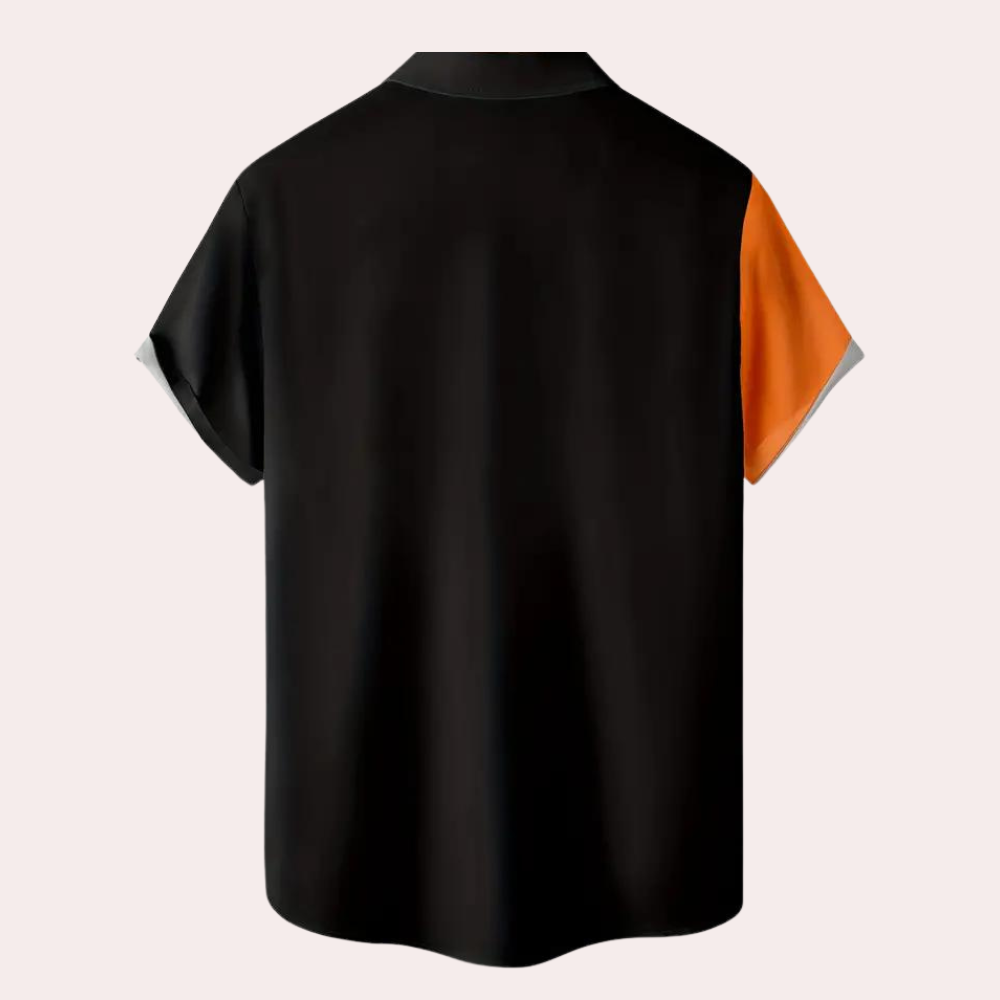 Anitra - Spookachtige Pompoengezicht T-shirt voor Mannen