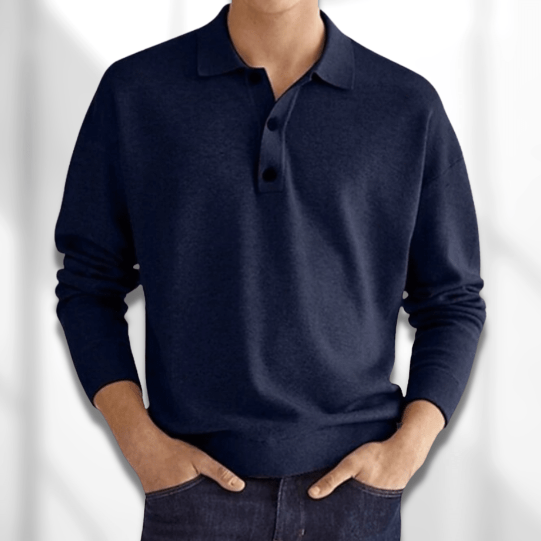 LEONARDO -  Polo Pullover Voor Heren