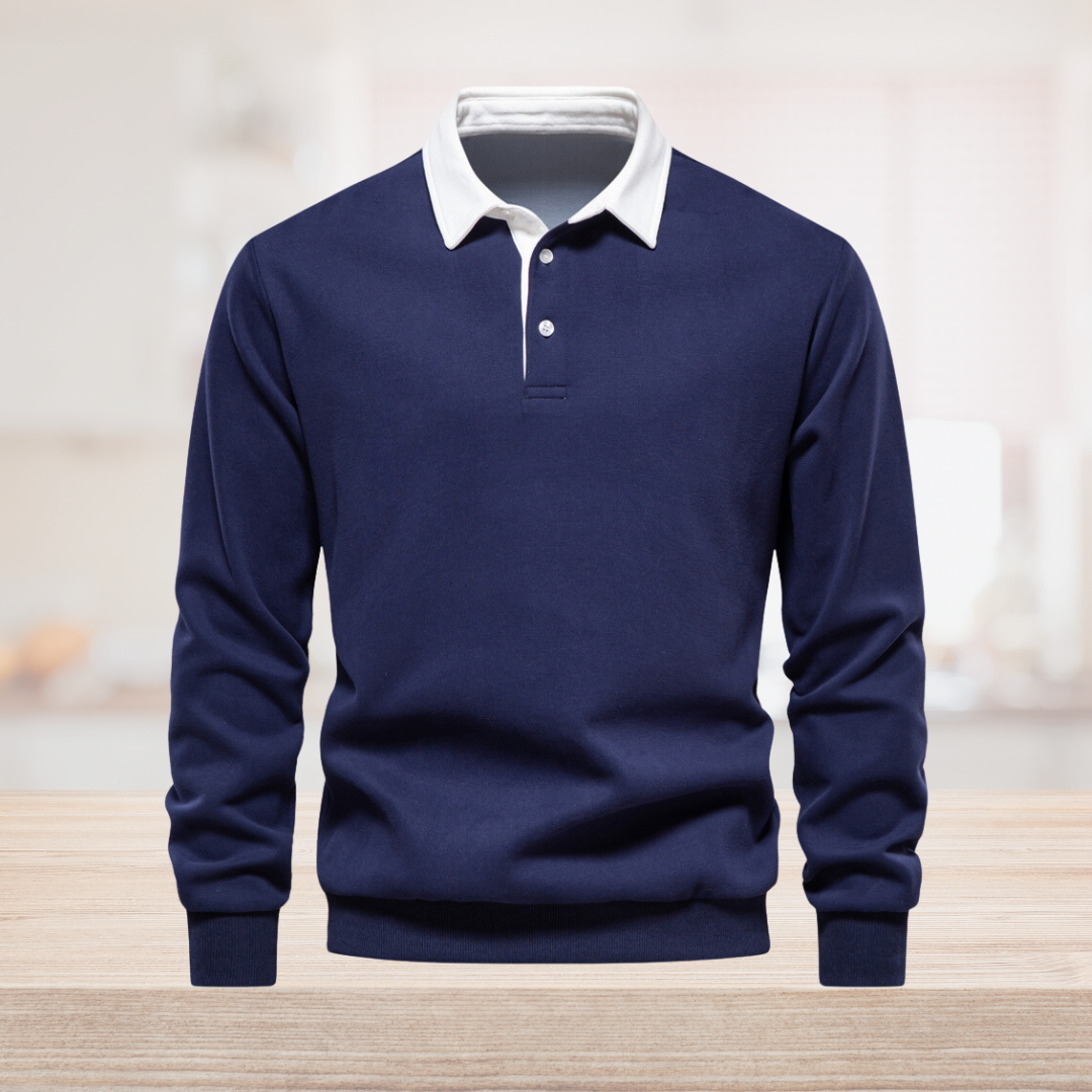 MAURITS - Winter Polo Pullover