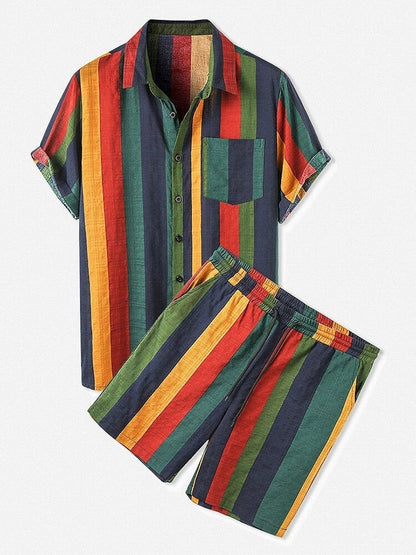 Retro Stijl Zomer Set voor Heren