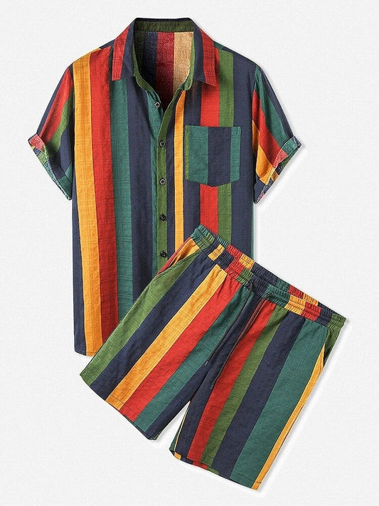 Retro Stijl Zomer Set voor Heren
