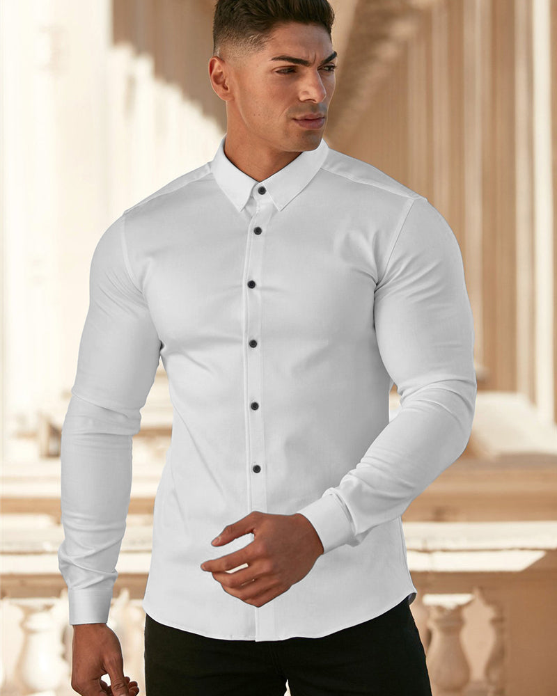 Marvo - Nette Herenblouse Voor De Feestdagen