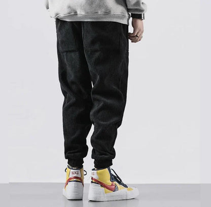 Larry | Comfortabele Corduroy Joggingsbroek