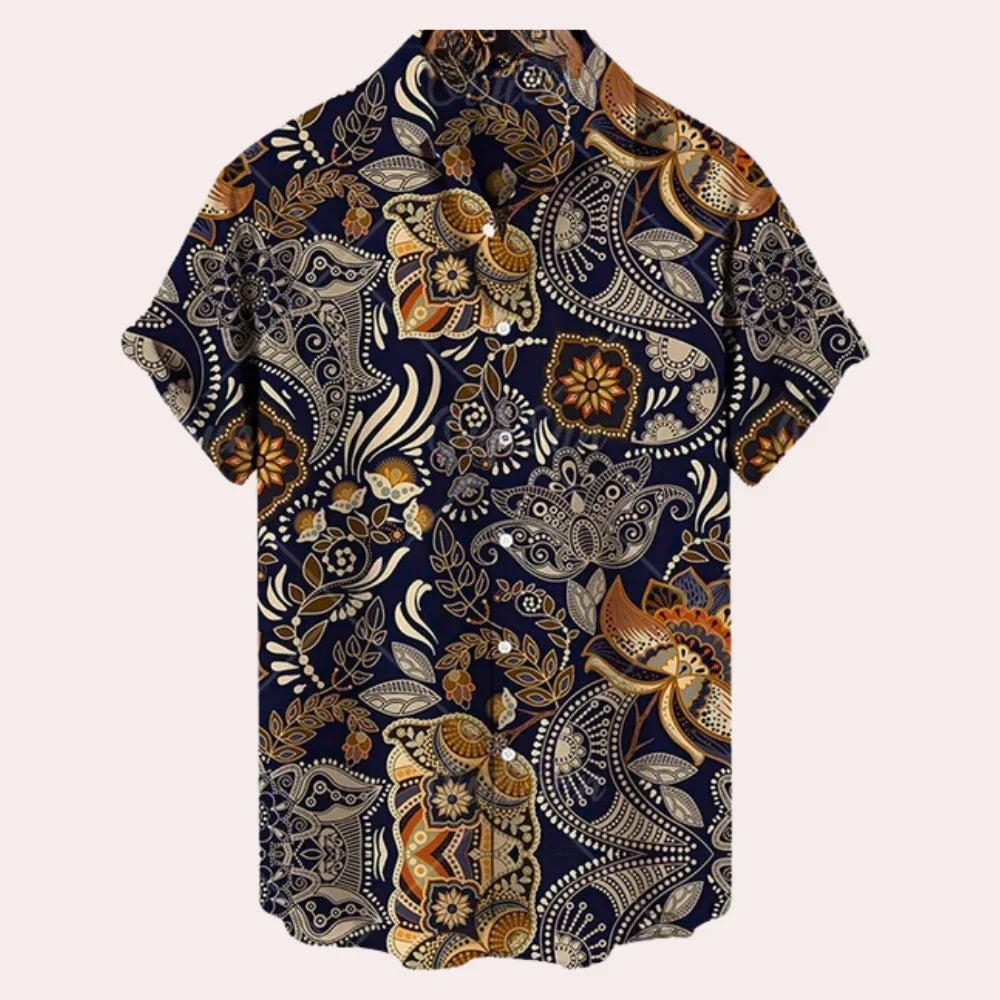 Jasper - Comfortabel Herenshirt met Korte Mouwen